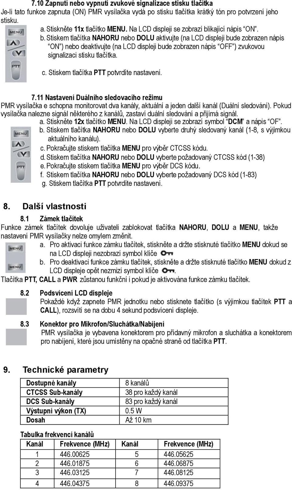 ikající nápis ON. b.