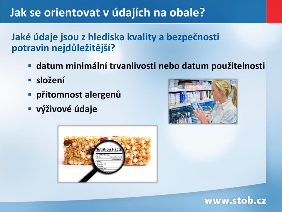 potravin nejdůležitější?