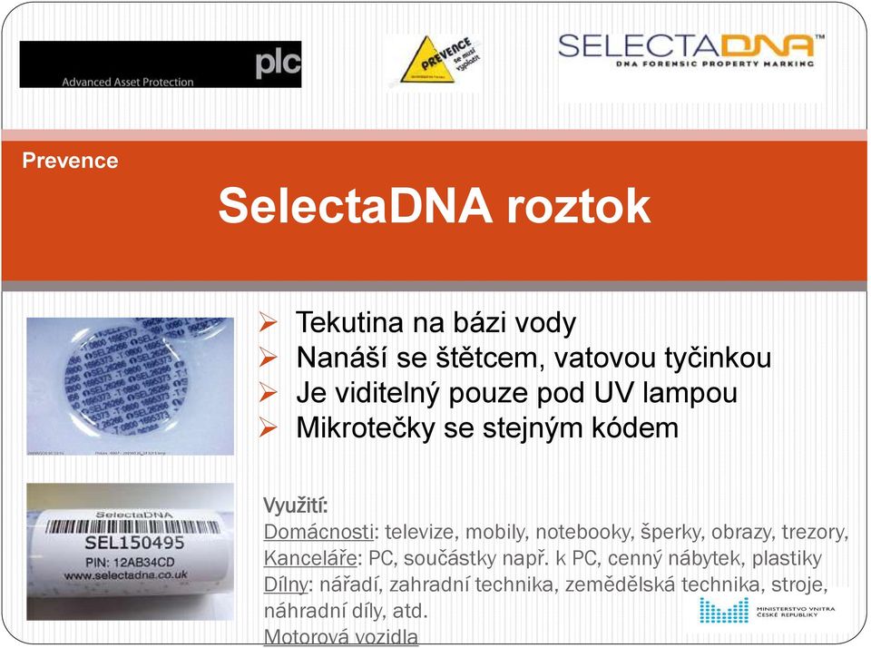 mobily, notebooky, šperky, obrazy, trezory, Kanceláře: PC, součástky např.
