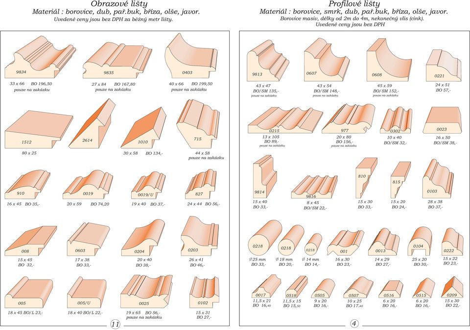 80 x 25 0608 977 0302 20 x 80 BO 156,- 10 x 40 BO/SM 32,- 24 x 51 BO 57,- 0023 0023 16 x 50 BO/SM 38,- 44 x 58 810 815 910 16 x 45 BO 35,- 0019 20 x 59 0019/U 19 x 40 BO 74,20 BO 37,- 827 24 x 44 BO