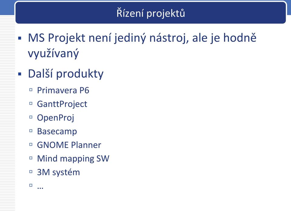 produkty Primavera P6 GanttProject