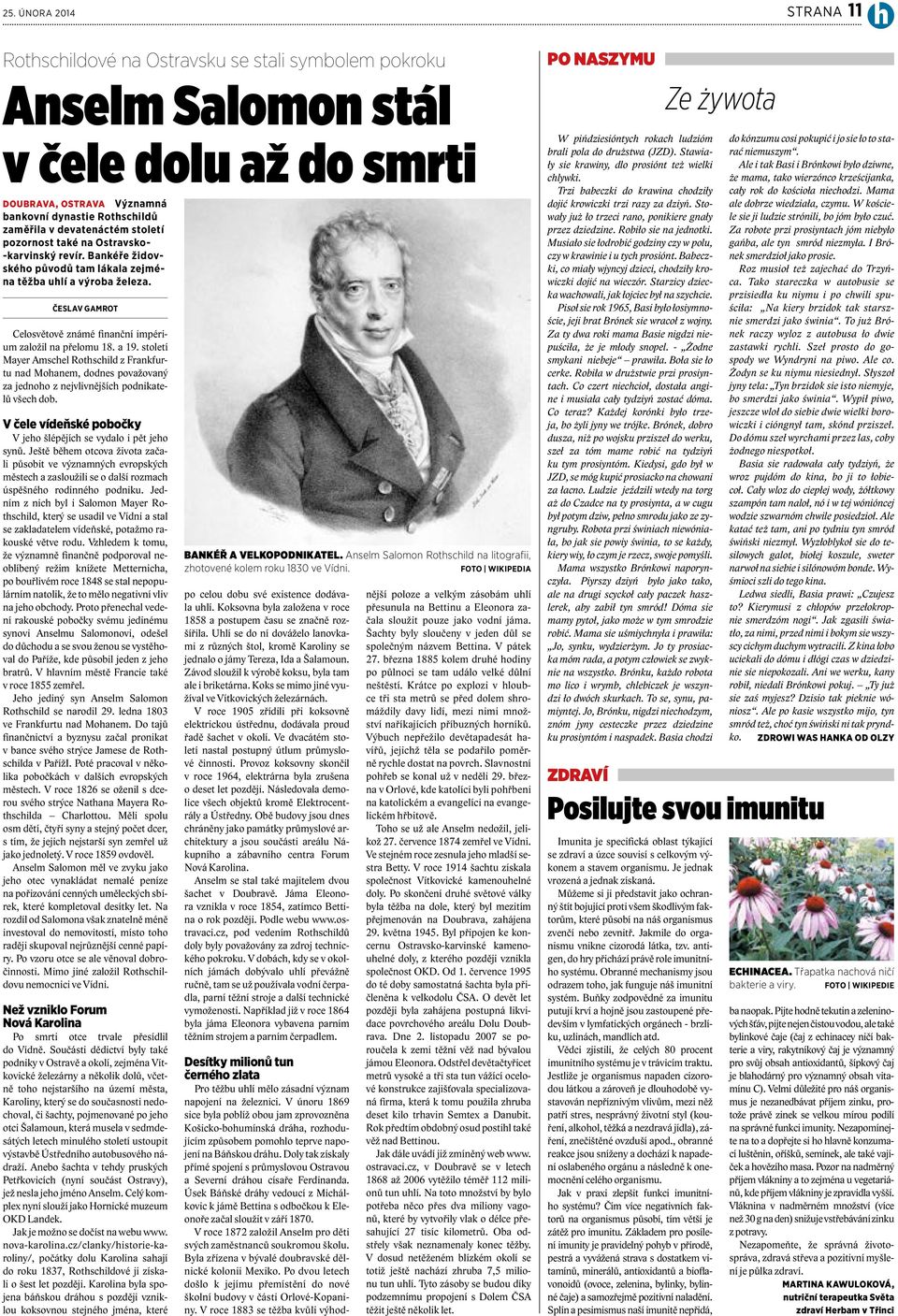 ČESLAV GAMROT Celosvětově známé finanční impérium založil na přelomu 18. a 19.