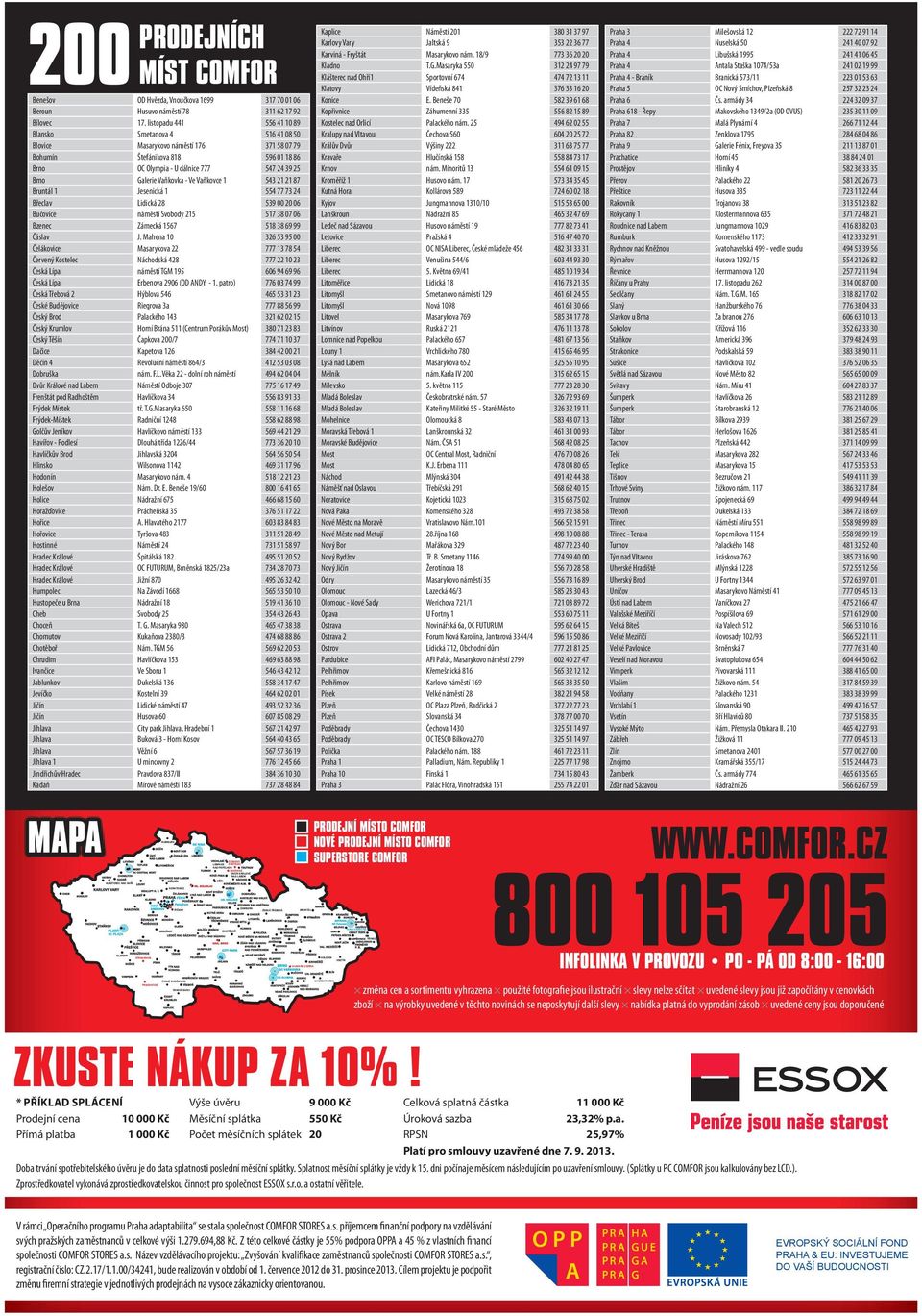 Vaňkovka - Ve Vaňkovce 1 543 21 21 87 Bruntál 1 Jesenická 1 554 77 73 24 Břeclav Lidická 28 539 00 20 06 Bučovice náměstí Svobody 215 517 38 07 06 Bzenec Zámecká 1567 518 38 69 99 Čáslav J.