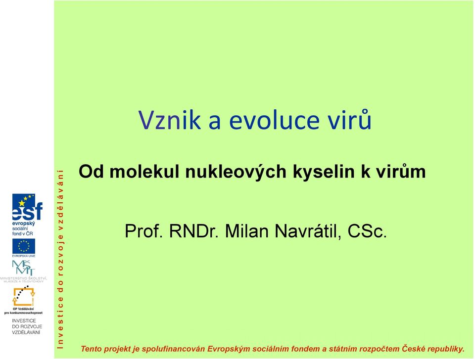 RNDr. Milan Navrátil, CSc.