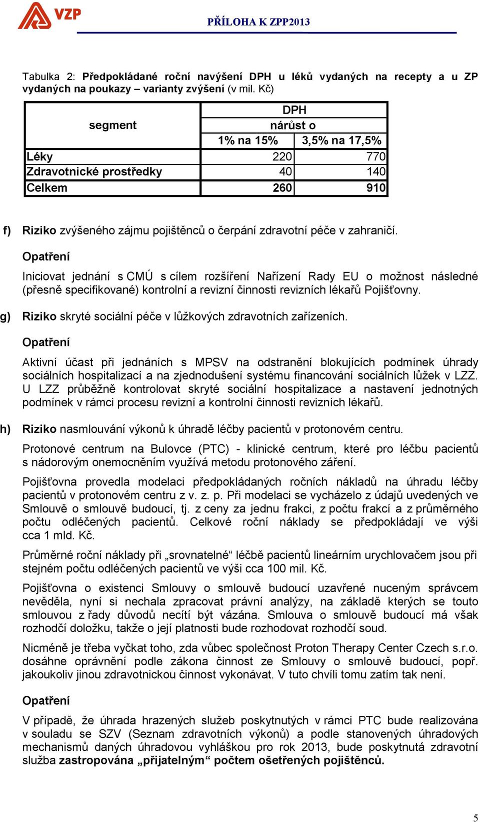 Iniciovat jednání s CMÚ s cílem rozšíření Nařízení Rady EU o možnost následné (přesně specifikované) kontrolní a revizní činnosti revizních lékařů Pojišťovny.