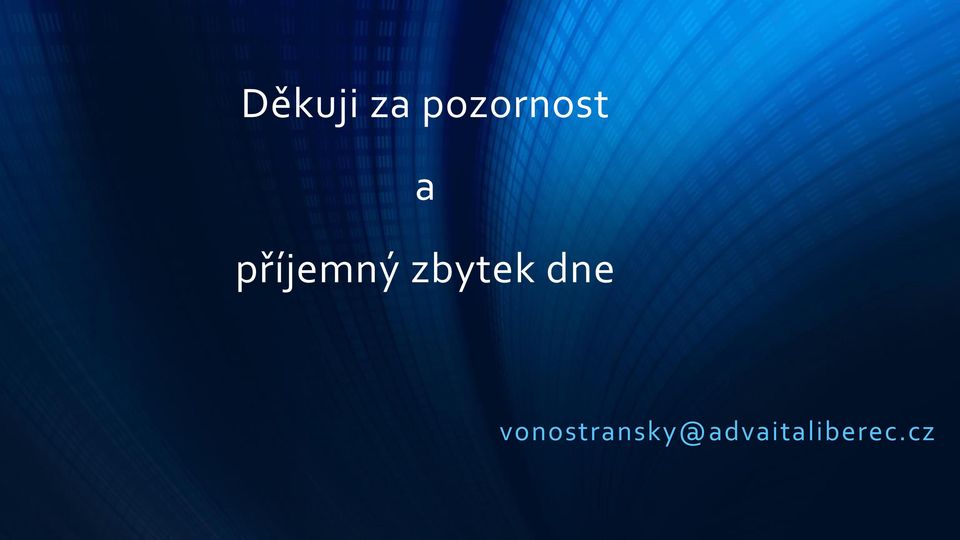 příjemný zbytek