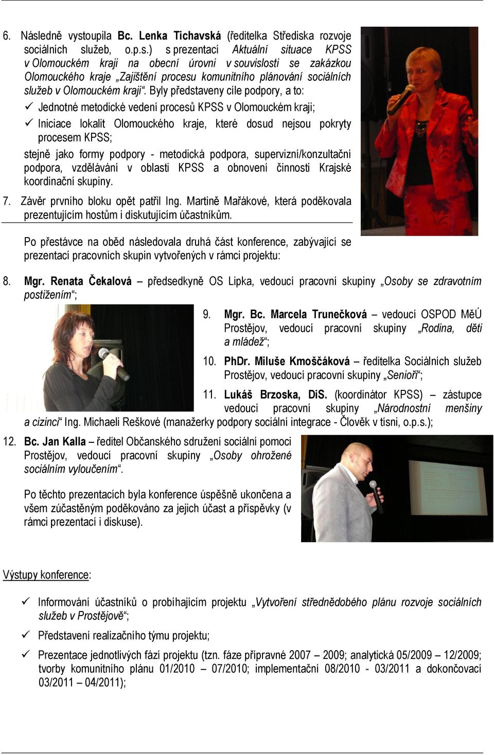 oupila Bc. Lenka Tichavsk