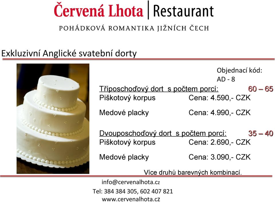 počtem porcí: 35 40 Cena: 2.