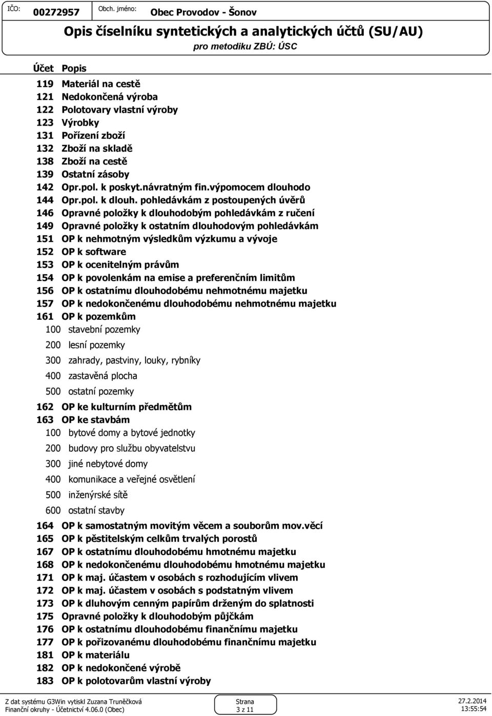 pohledávkám z postoupených úvěrů 146 Opravné položky k dlouhodobým pohledávkám z ručení 149 Opravné položky k ostatním dlouhodovým pohledávkám 151 OP k nehmotným výsledkům výzkumu a vývoje 152 OP k