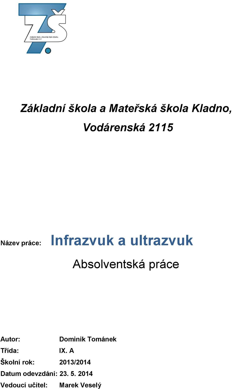 Infrazvuk a ultrazvuk - PDF Stažení zdarma