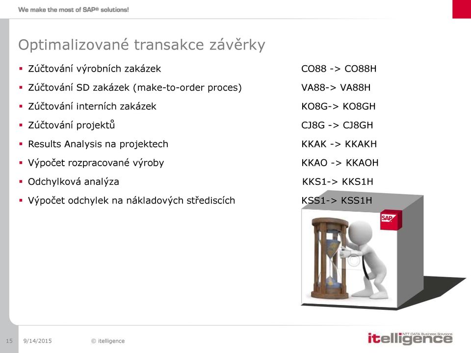 projektech Výpočet rozpracované výroby Odchylková analýza Výpočet odchylek na nákladových