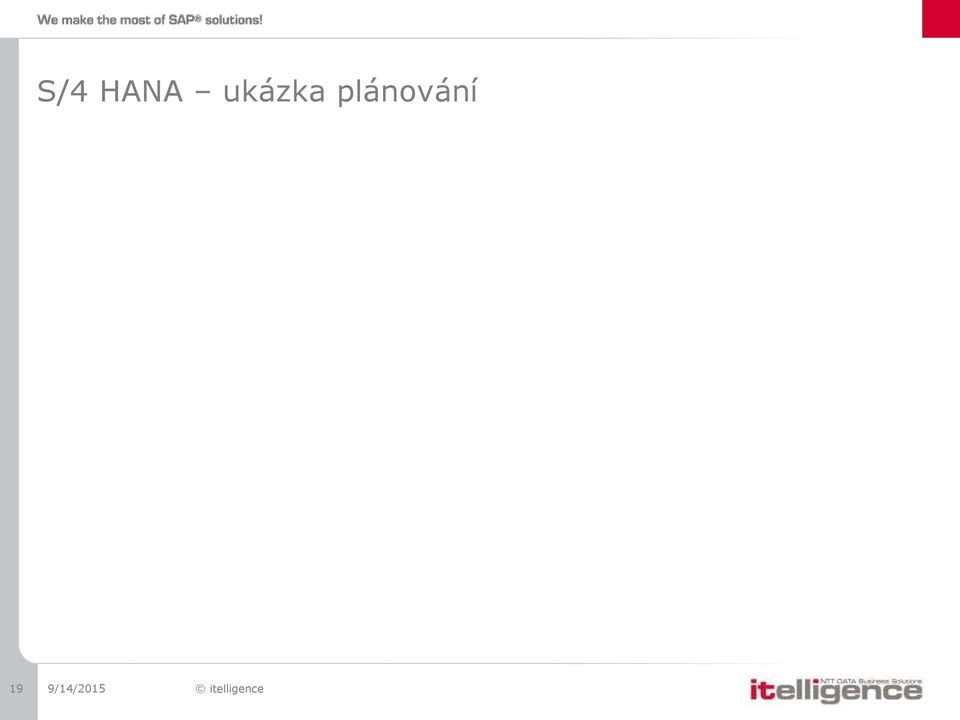 plánování