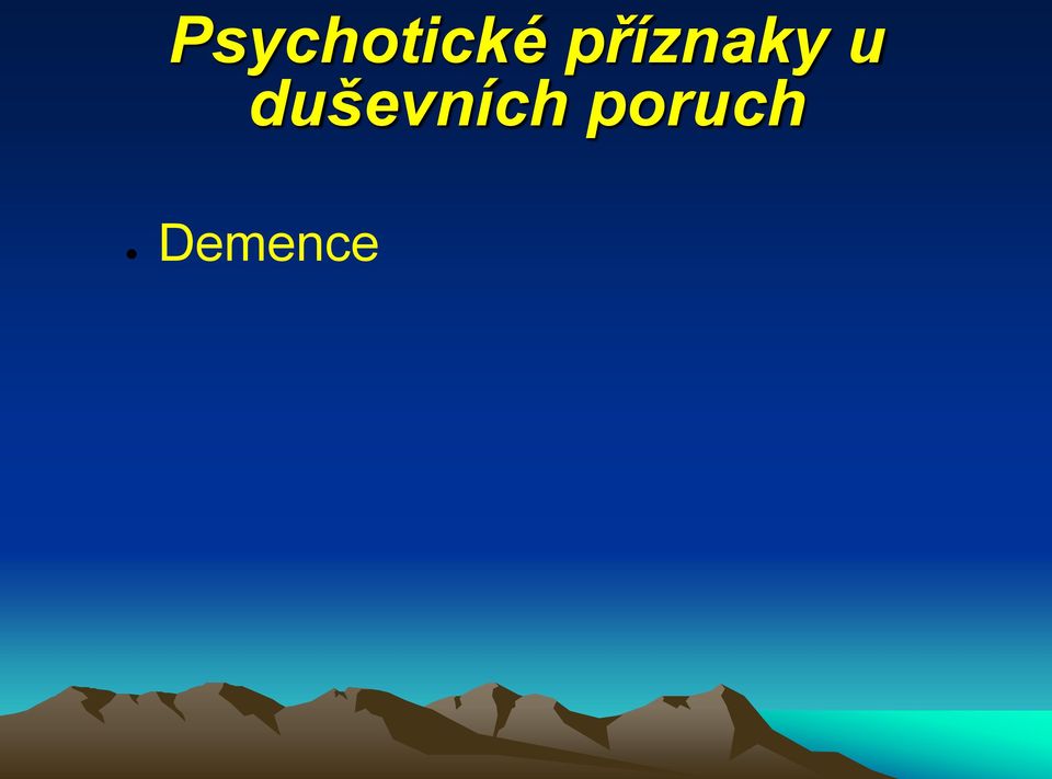 duševních