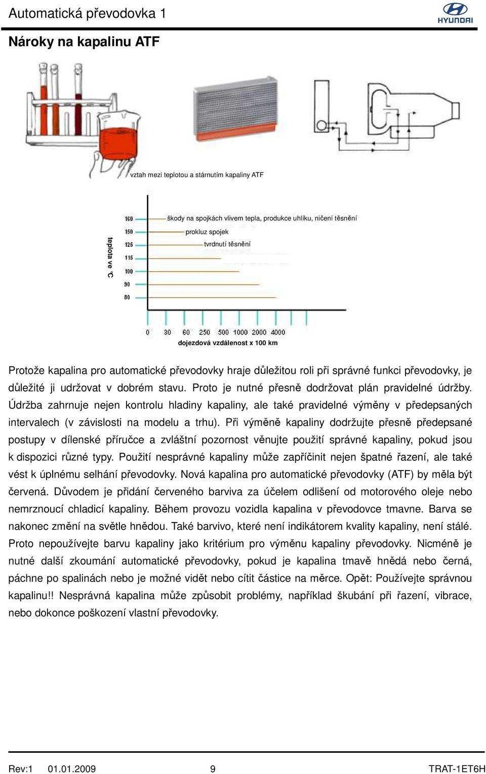 Údržba zahrnuje nejen kontrolu hladiny kapaliny, ale také pravidelné výměny v předepsaných intervalech (v závislosti na modelu a trhu).