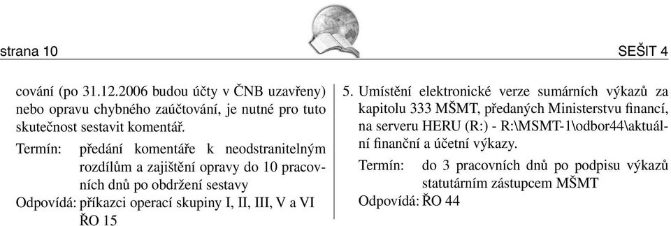 skupiny I, II, III, V a VI ŘO 15 5.