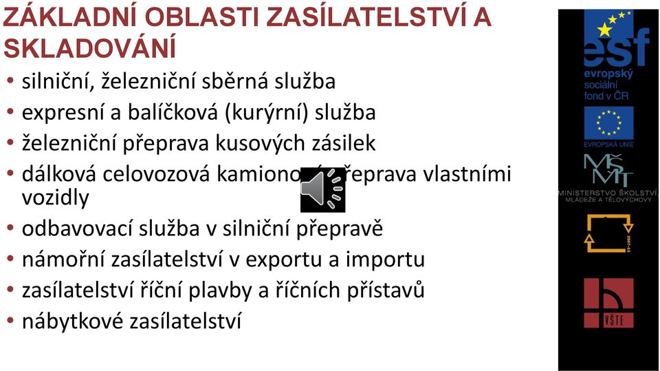 kamionová přeprava vlastními vozidly odbavovací služba v silniční přepravě námořní