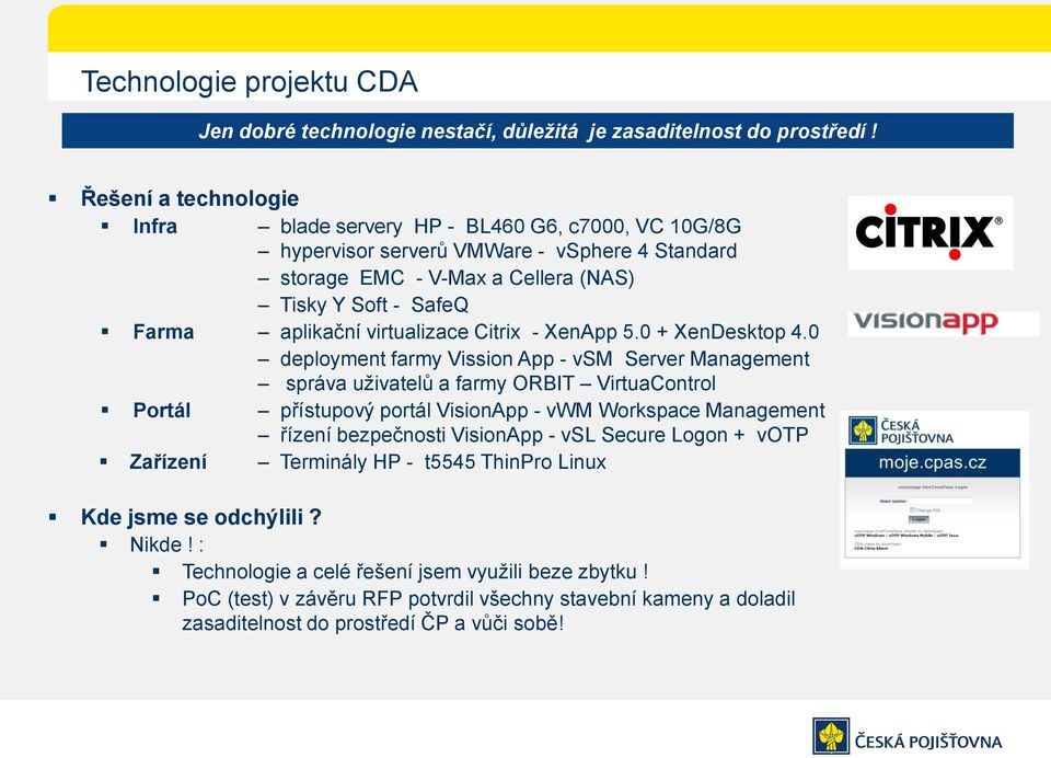 virtualizace Citrix - XenApp 5.0 + XenDesktop 4.