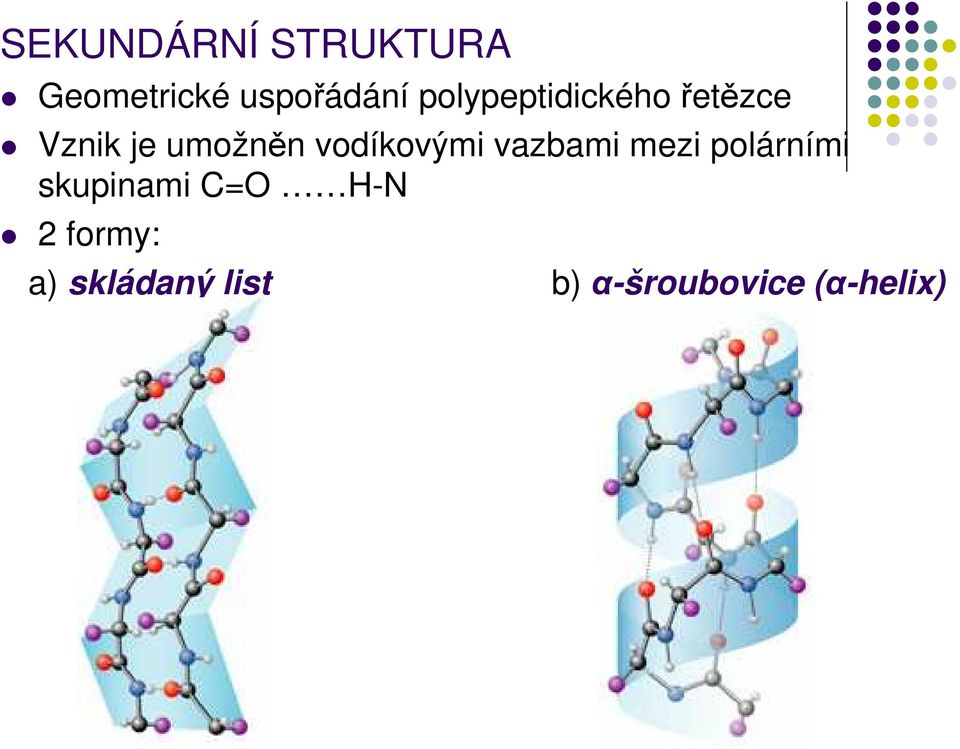 vodíkovými vazbami mezi polárními skupinami =