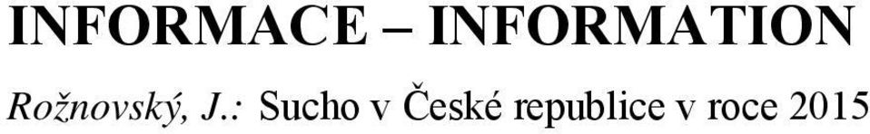 Rožnovský, J.