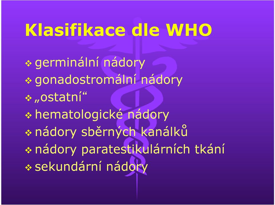 hematologické nádory v nádory sběrných