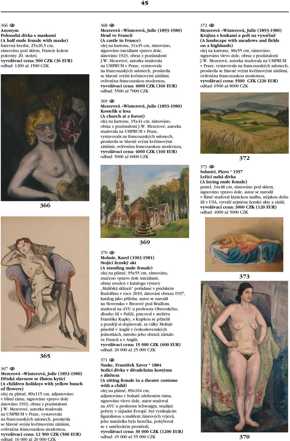 obraz z pozůstalosti J.W.