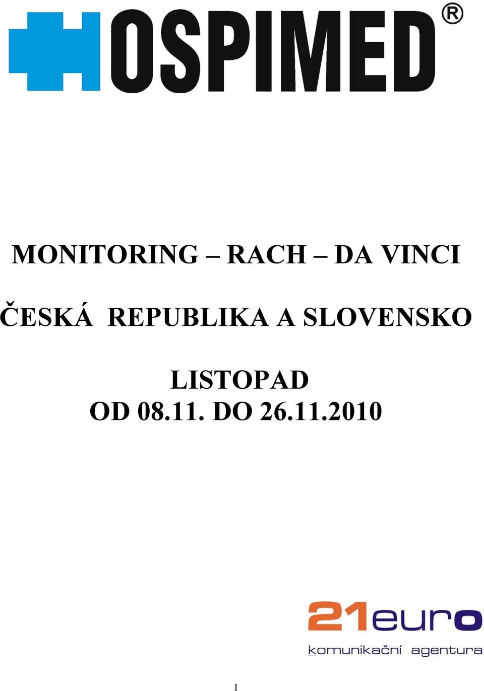 A SLOVENSKO LISTOPAD
