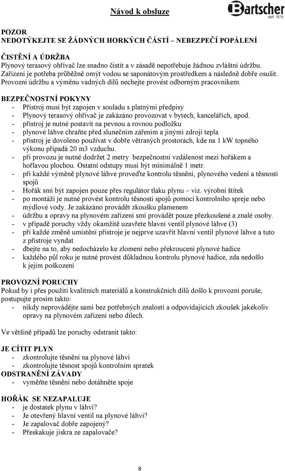 Plynový terasový ohřívač - pojízdný - PDF Free Download