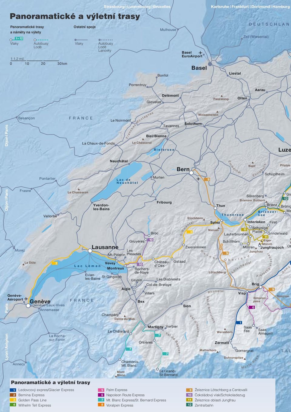 Glovelier Delémont Passwang Olten Aarau Dijon Paris Besançon F R A N C E La Chaux-de-Fonds Le Noirmont F r a n c h e s M o n t a g n e s Biel/Bienne Le Chasseral B i e l e r s e e Tavannes Solothurn