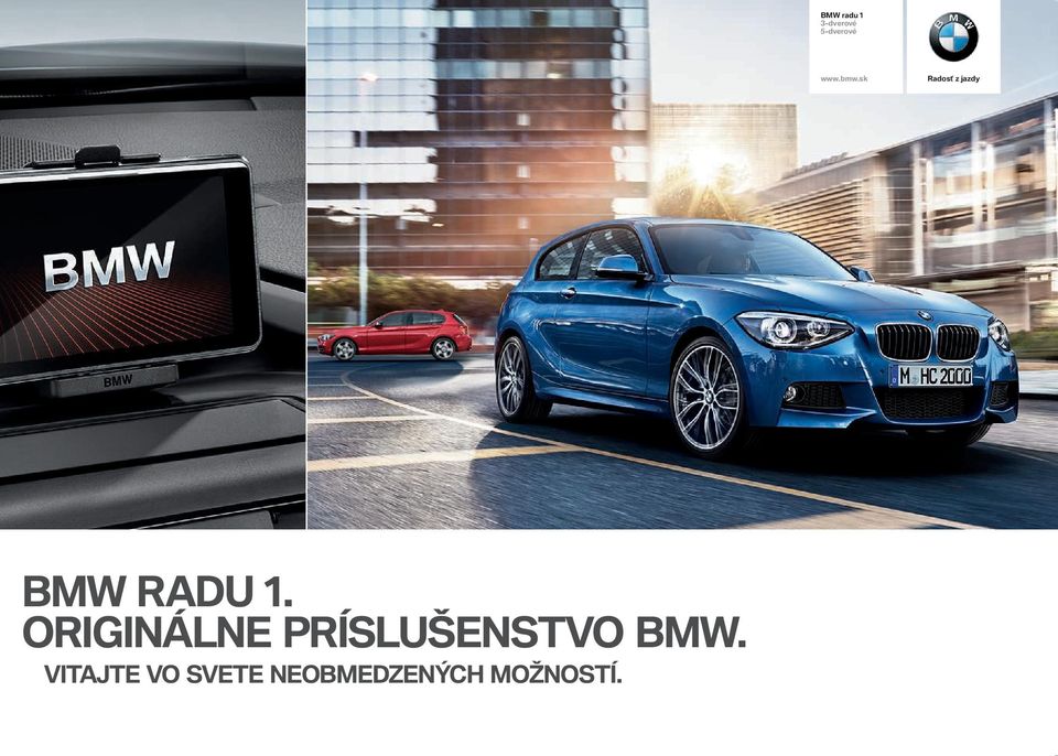ORIGINÁLNE PRÍSLUŠENSTVO BMW.