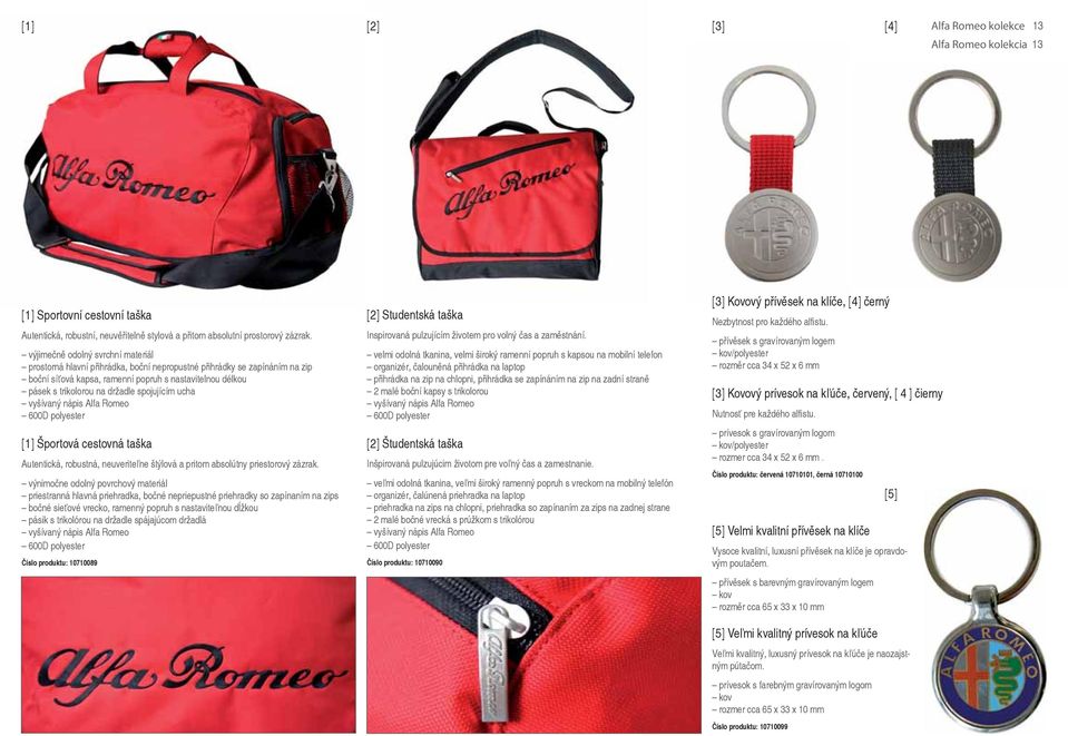 spojujícím ucha vyšívaný nápis Alfa Romeo 600D polyester [ 1 ] Športová cestovná taška Autentická, robustná, neuveriteľne štýlová a pritom absolútny priestorový zázrak.