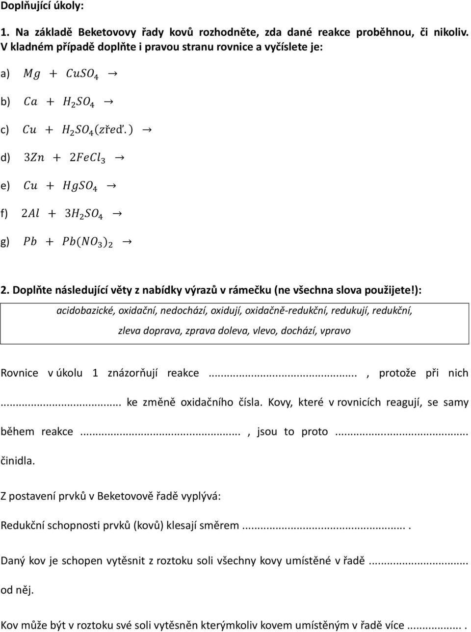 Pracovní listy pro žáky - PDF Free Download