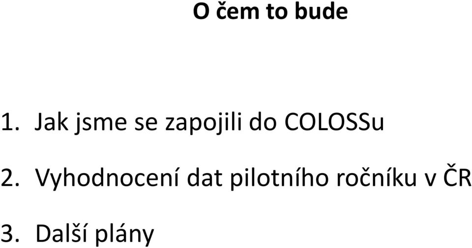 COLOSSu 2.