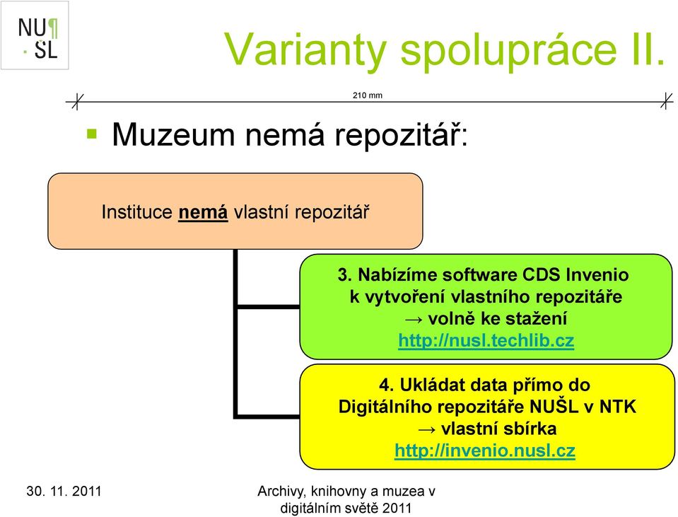 Nabízíme software CDS Invenio k vytvoření vlastního repozitáře volně