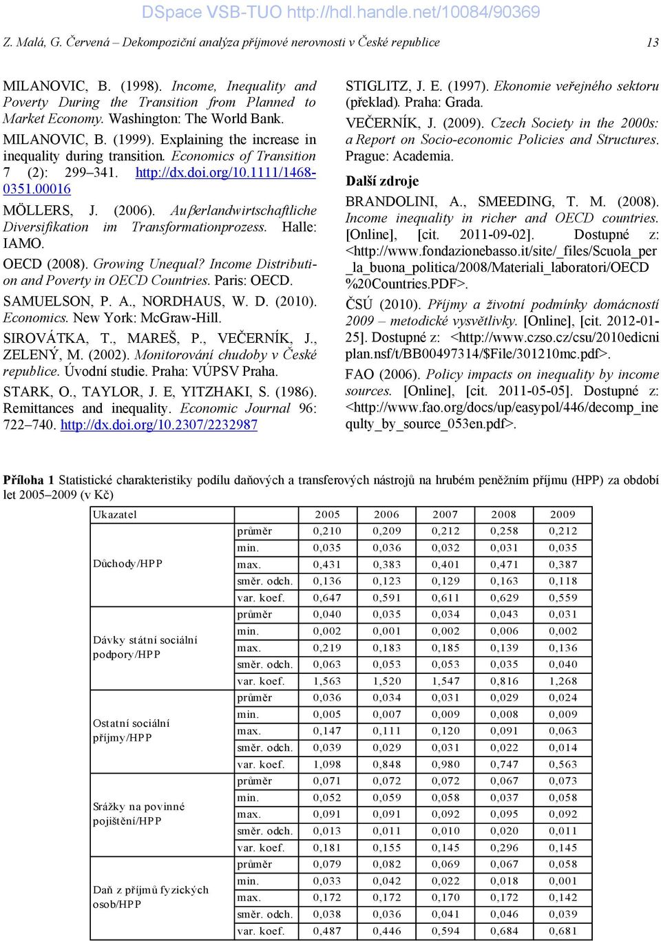 (2006). Auerlandwirtschaftliche Diversifiation im Transformationprozess. Halle: IAMO. OECD (2008). Growing Unequal? Income Distribution and Poverty in OECD Countries. Paris: OECD. SAMUELSON, P. A., NORDHAUS, W.