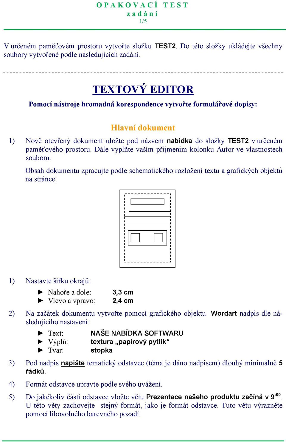 Dále vyplňte vaším příjmením kolonku Autor ve vlastnostech souboru.