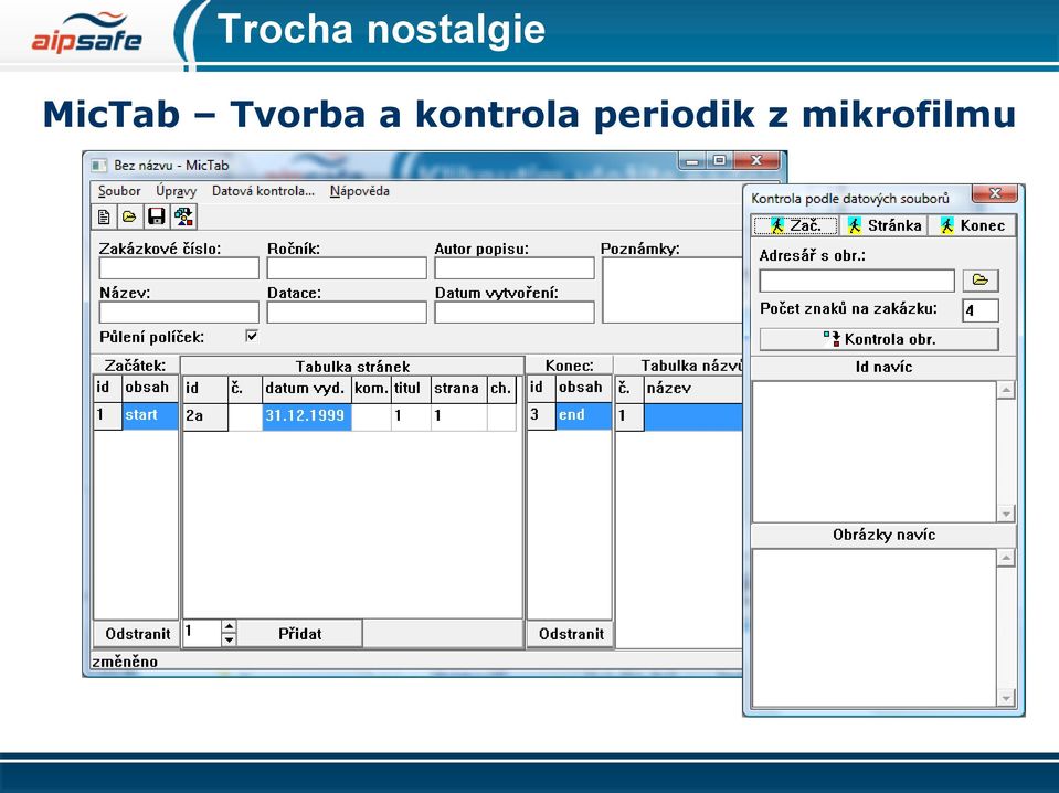 MicTab Tvorba a