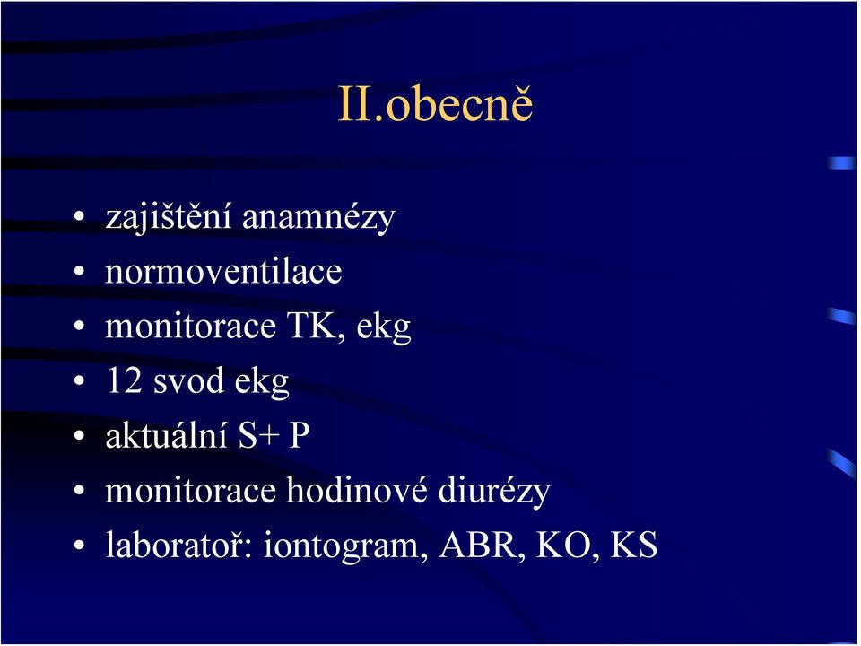 svod ekg aktuální S+ P monitorace