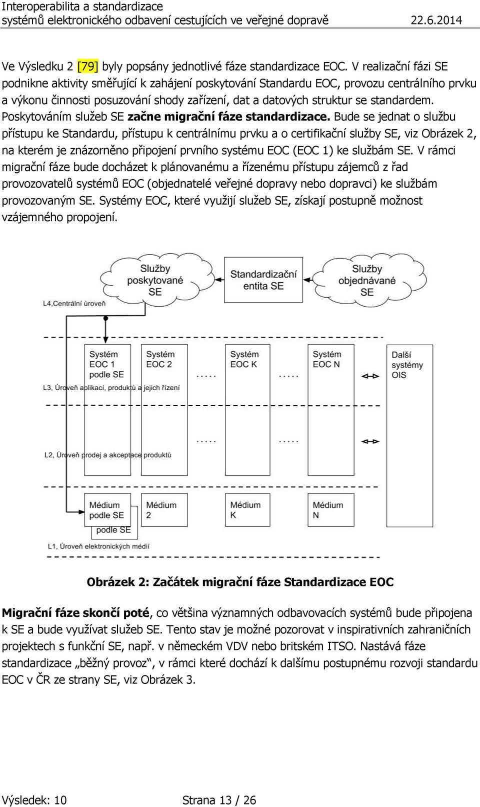 Poskytováním služeb SE začne migrační fáze standardizace.