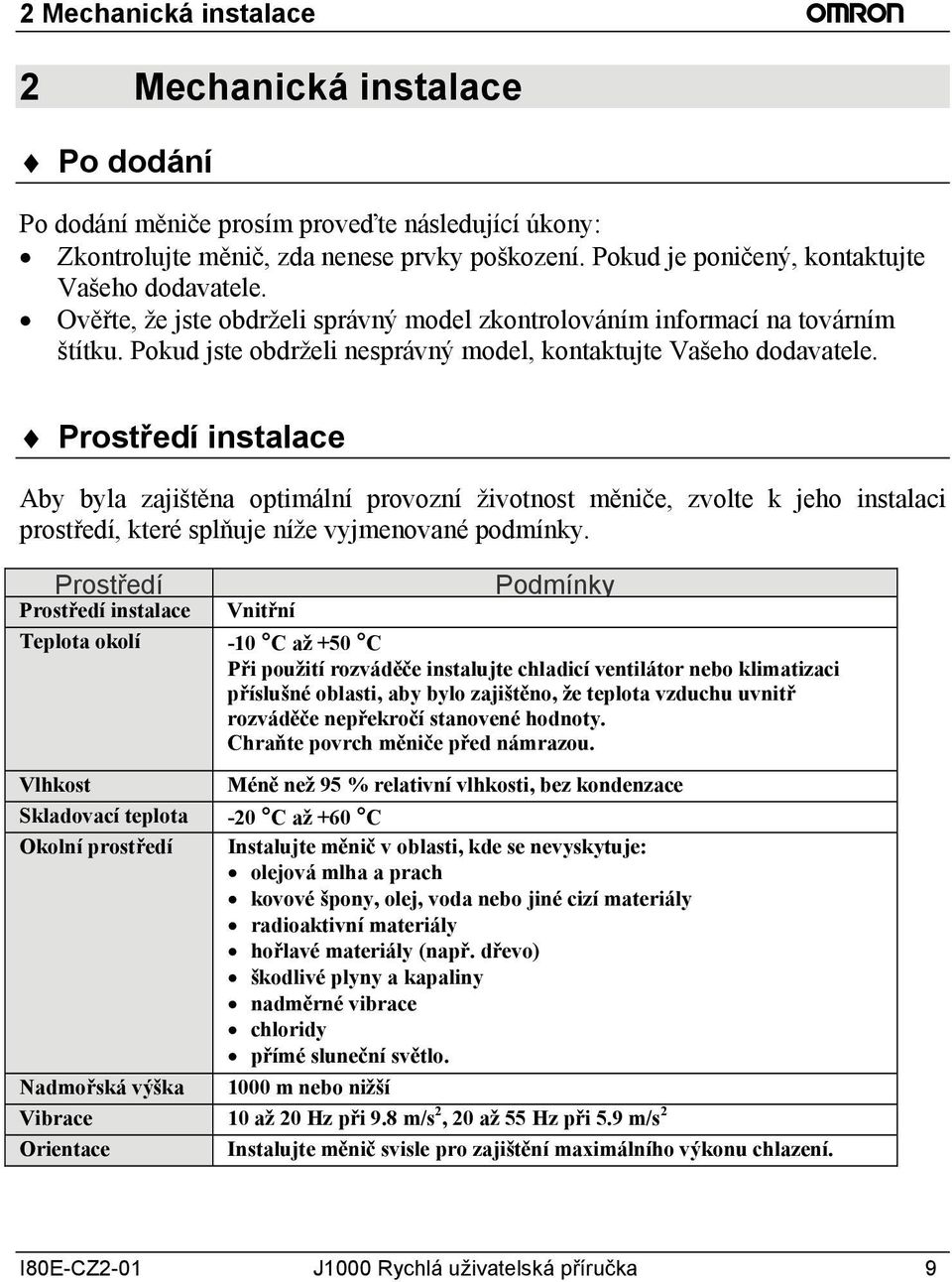 Pokud jste obdrželi nesprávný model, kontaktujte Vašeho dodavatele.