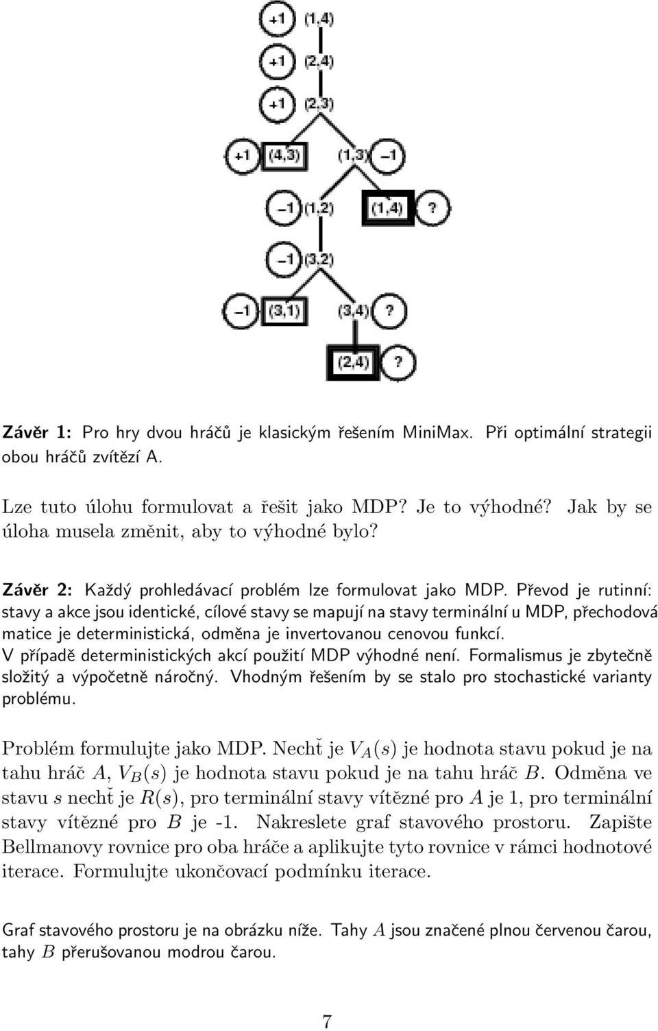 Převod je rutinní: stavy a akce jsou identické, cílové stavy se mapují na stavy terminální u MDP, přechodová matice je deterministická, odměna je invertovanou cenovou funkcí.