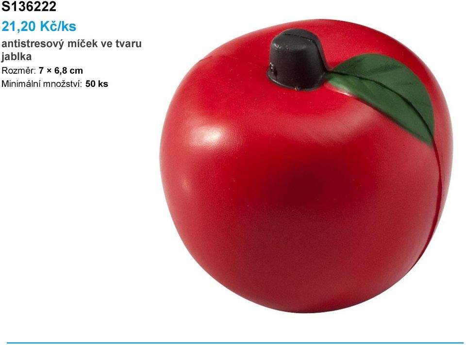 tvaru jablka Rozměr: 7