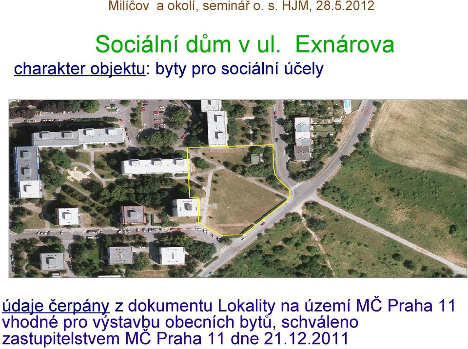údaje čerpány z dokumentu Lokality na území MČ Praha