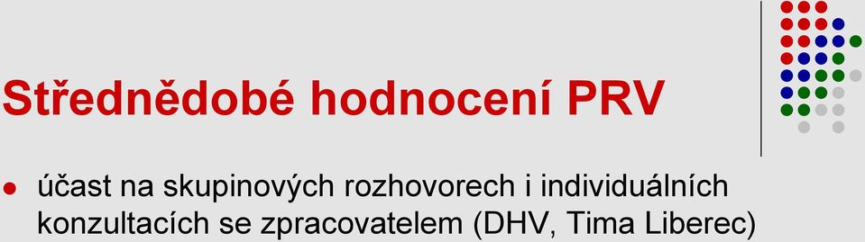 individuálních konzultacích se