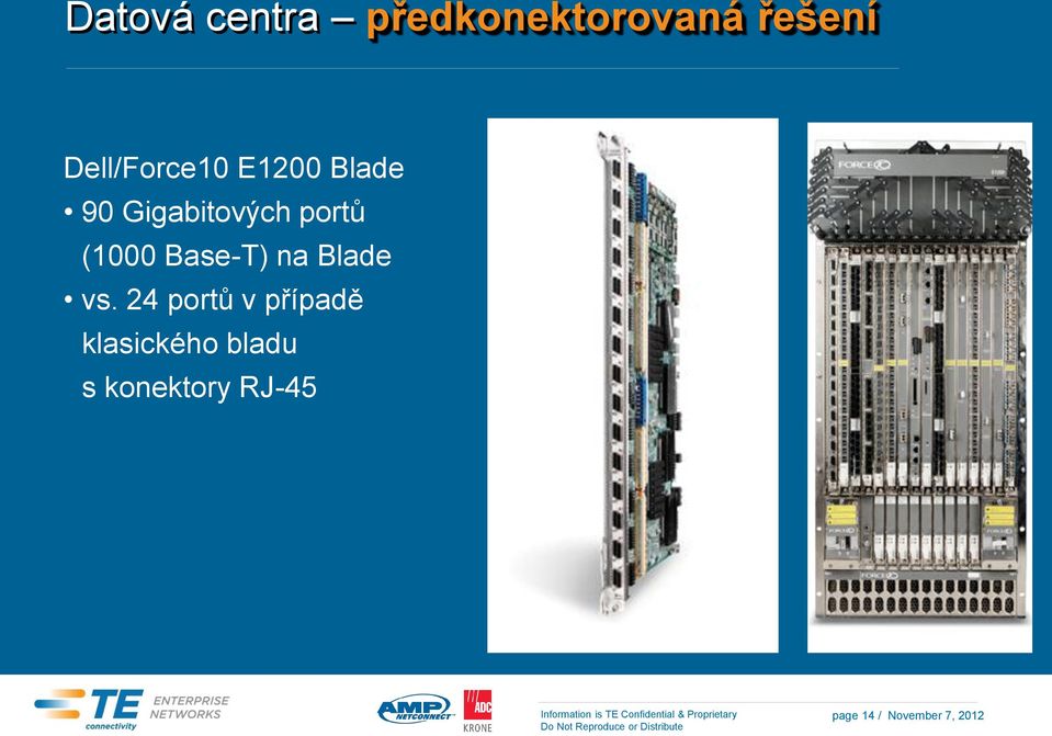 (1000 Base-T) na Blade vs.