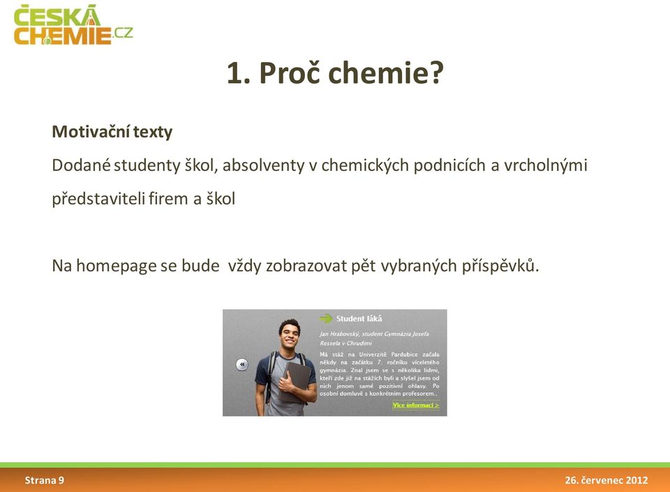 chemických podnicích a vrcholnými představiteli firem