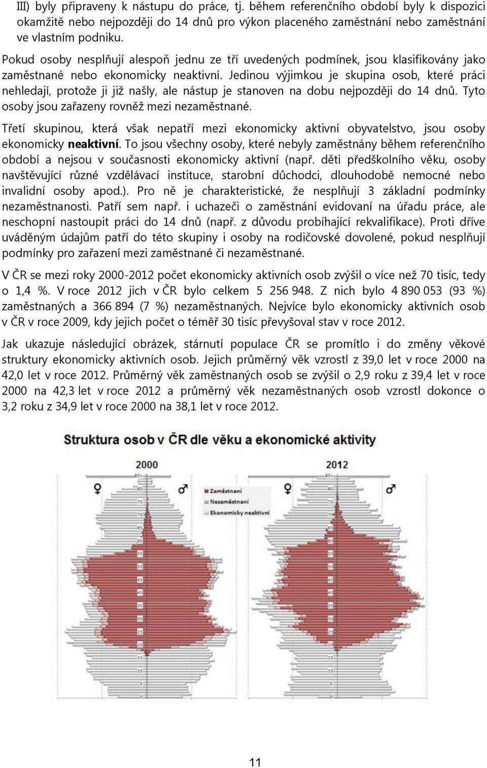 Jedinou výjimkou je skupina osob, které práci nehledají, protože ji již našly, ale nástup je stanoven na dobu nejpozději do 14 dnů. Tyto osoby jsou zařazeny rovněž mezi nezaměstnané.