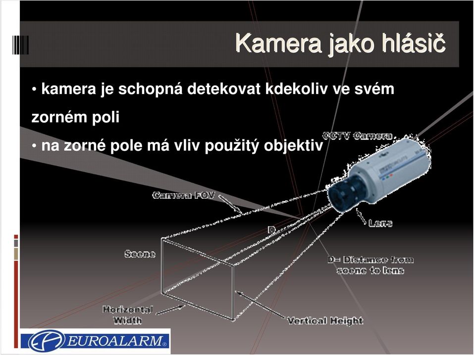 ve svém zorném poli na zorné