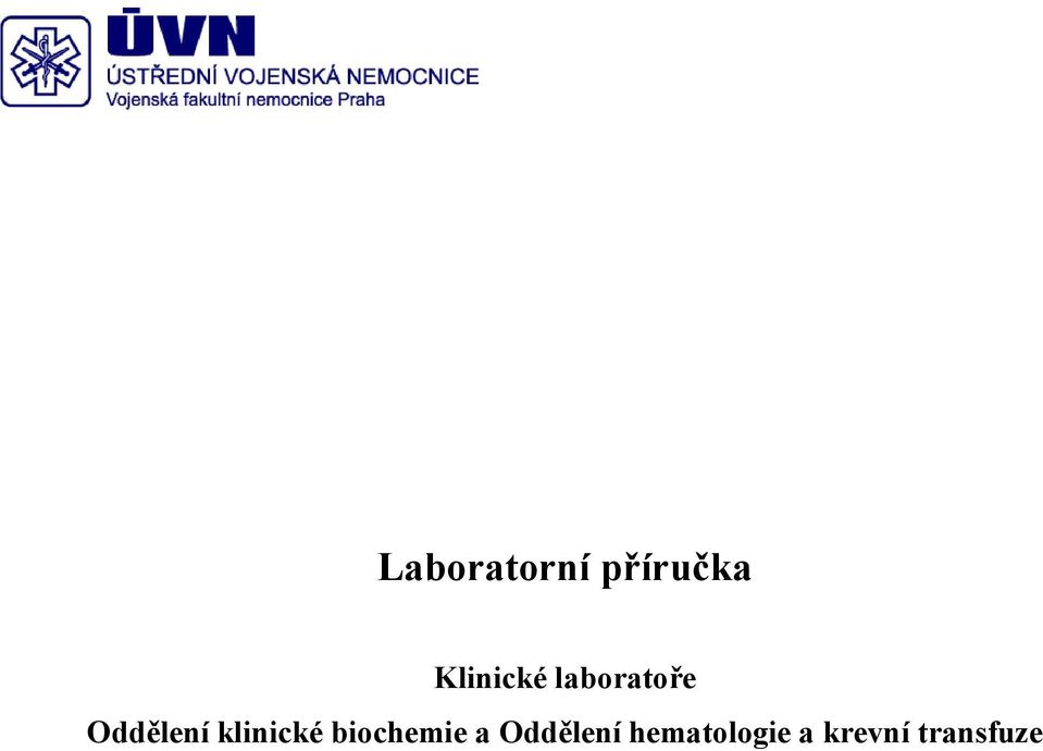 Oddělení klinické biochemie