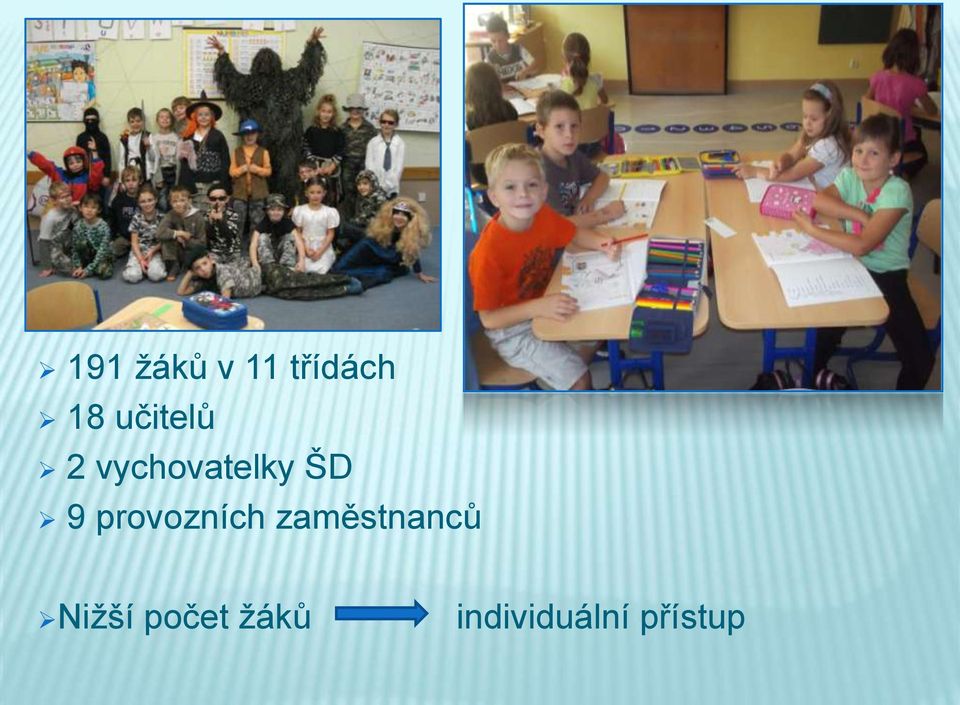 provozních zaměstnanců Nižší