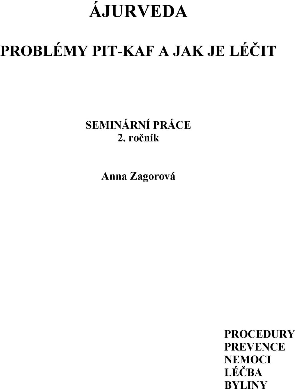 2. ročník Anna Zagorová